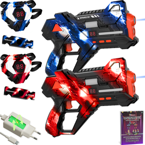 Rechargeable Laser Game Set Incl. Educational Booklet